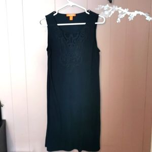 Navy sleeveless sun dress